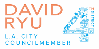 Logo of Councilmember David Ryu, City of Los Angeles Councilmember.