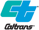 Logo of California Department of Transportation.