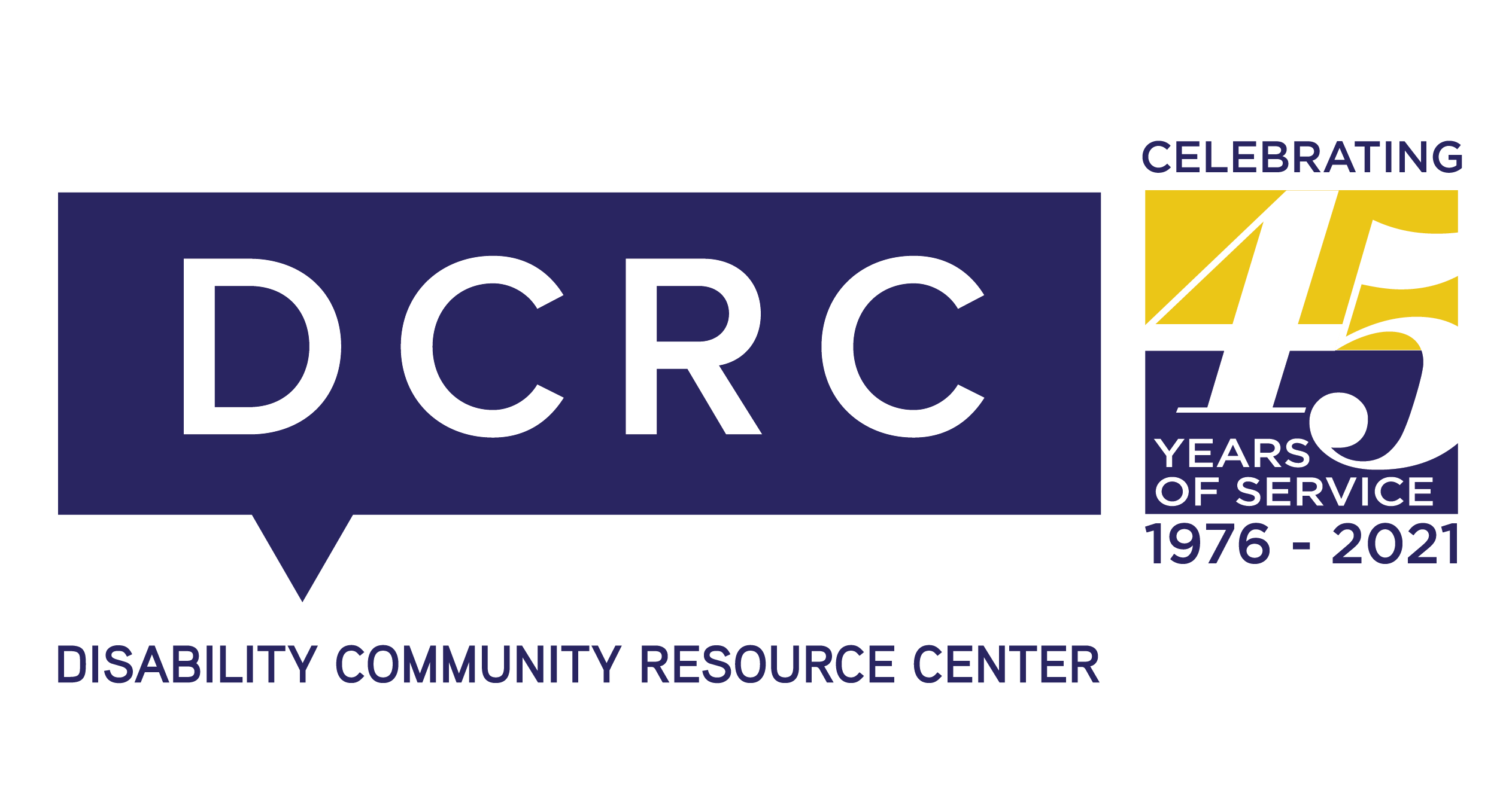 Logo of Disability Community Resource Center (DCRC).