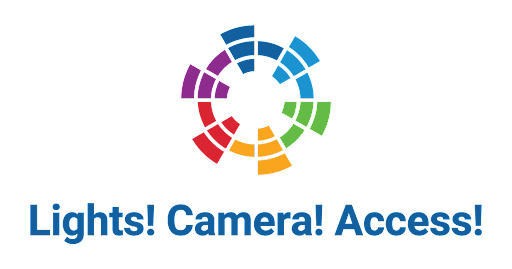 Logo for Lights Camera Access.