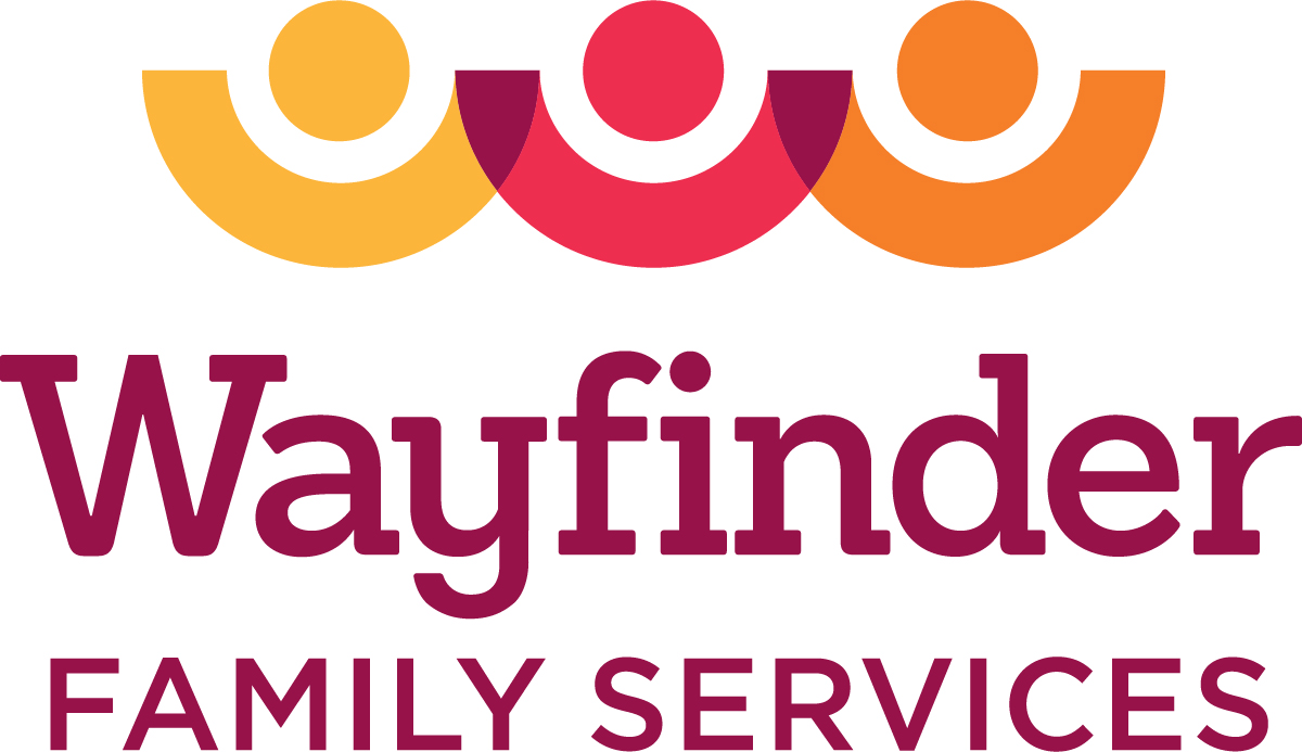 Logo of Wayfinder Family Services.